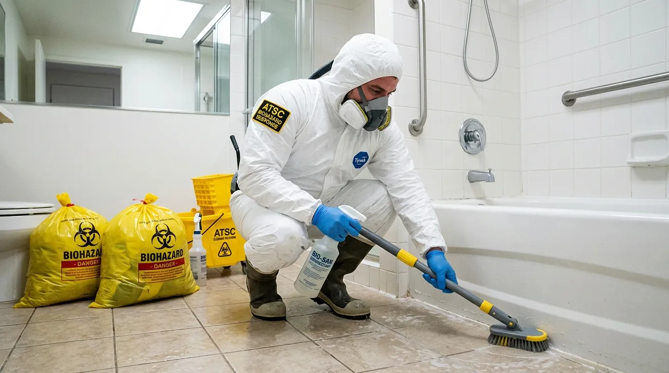 Decontamination equipment deployed for Blood Cleanup in Fair Lawn